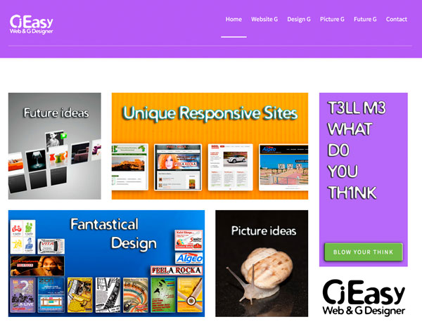 Full Responsive site by CjEasy